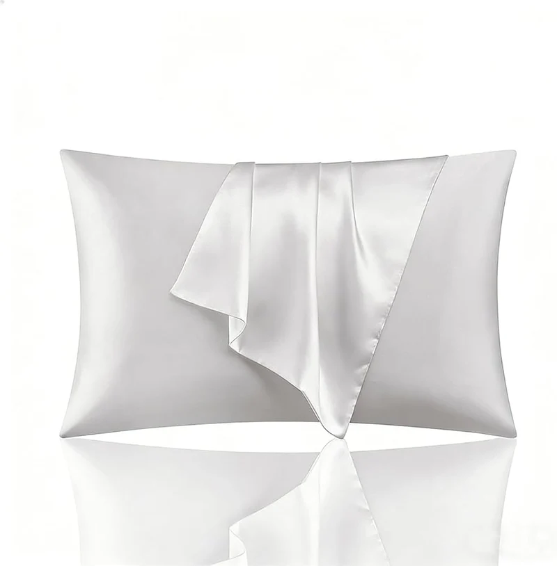 Federa in Seta Bianca Anticrespo – 50x80 cm