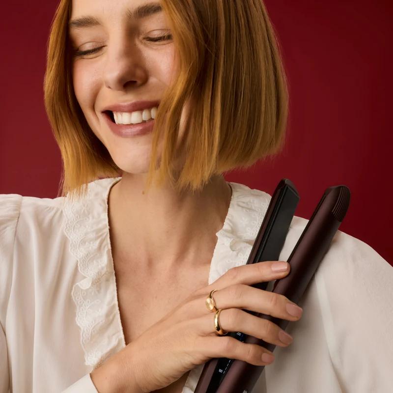 Luxury Dark Burgundy Original Iron Piastra