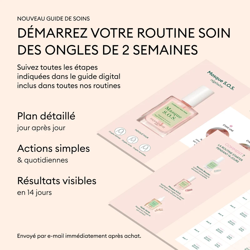 Routine Soin ongles abîmés