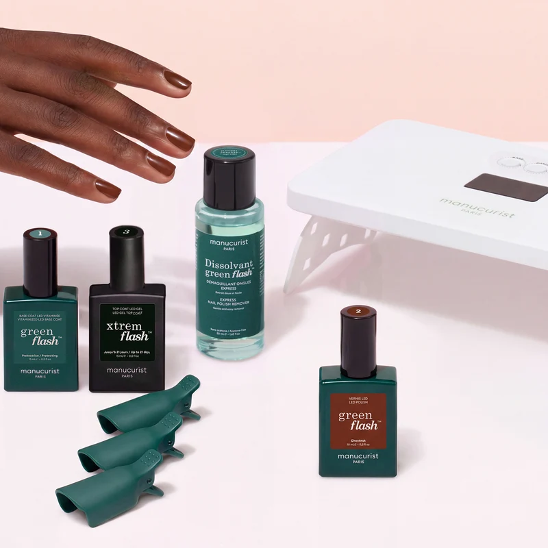Kit vernis semi-permanent Xtrem Flash™ - Chestnut