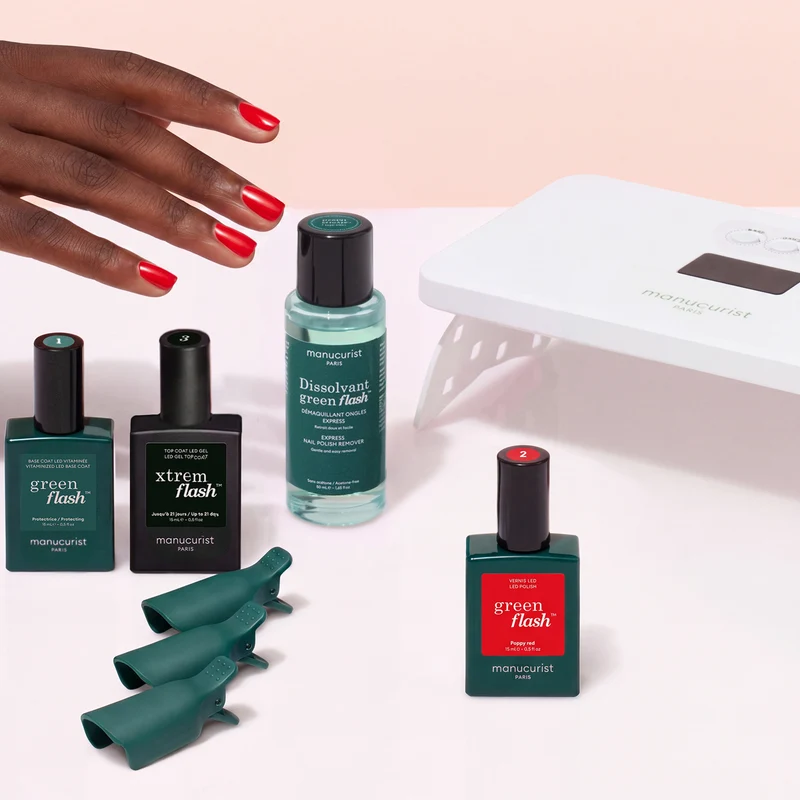 Kit vernis semi-permanent Xtrem Flash™ - Poppy Red