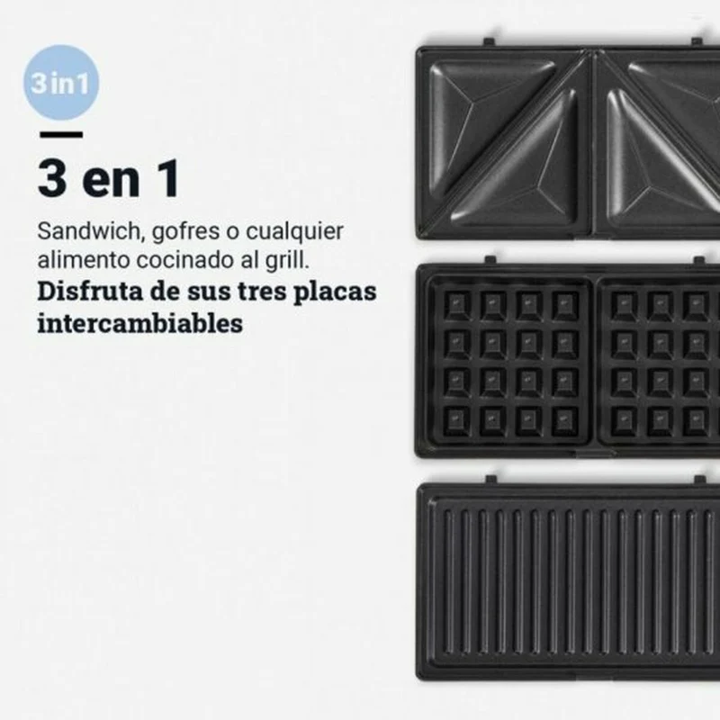 Paniniera Universale Blu 700 W Nero