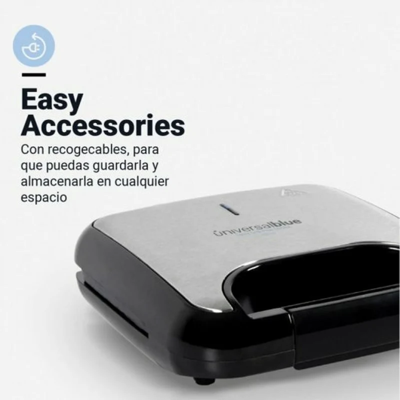 Paniniera Universale Blu 700 W Nero