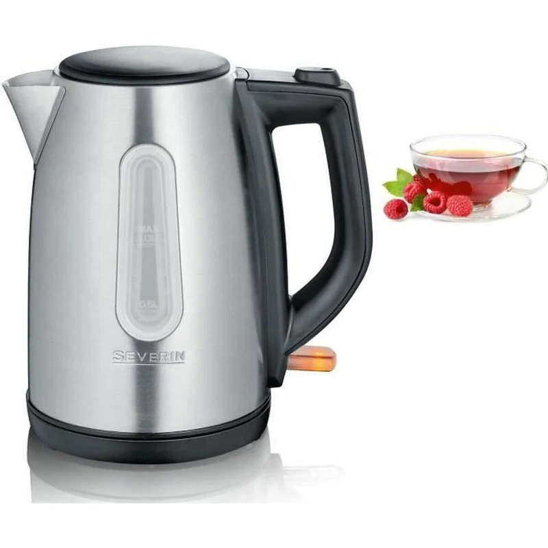 Bollitore Severin 3469-000 Acciaio Nero Acciaio inossidabile 2200 W 1 L