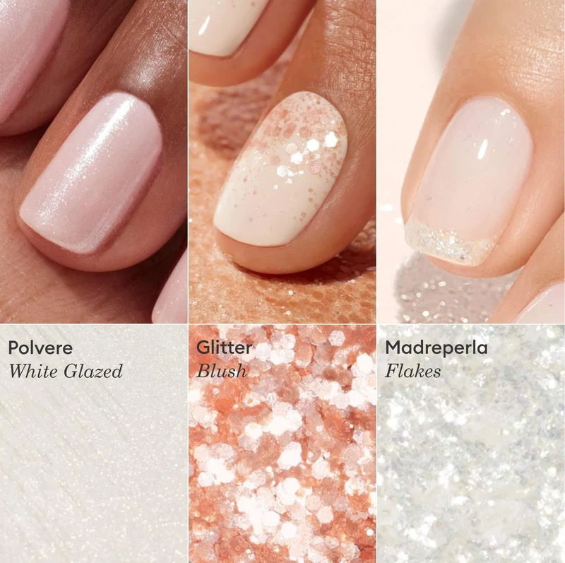 Trios de paillettes et poudres à effets