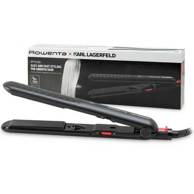 Piastra per capelli Rowenta SF321L Nero/Rosso