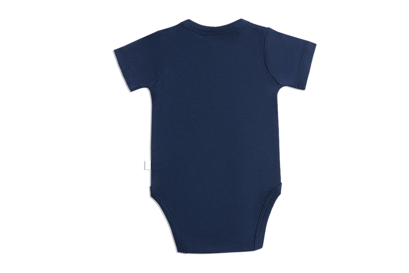 Body a maniche corte blu indigo | LEELA COTTON