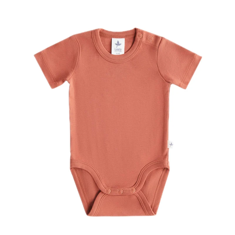 Body a maniche corte tabasco | LEELA COTTON