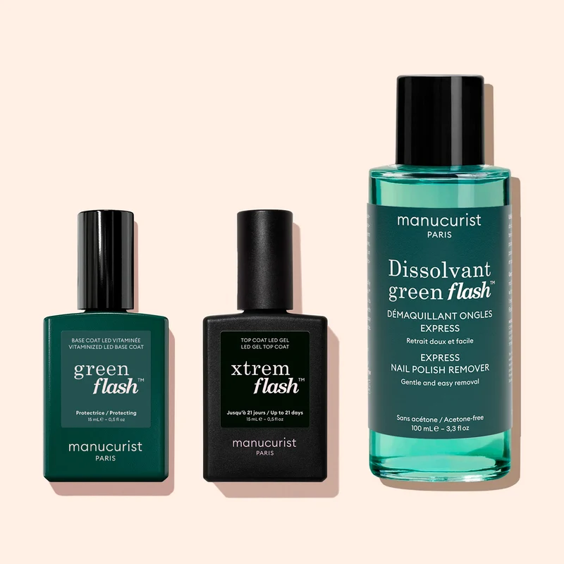 Trio Base Top Dissolvant Green Flash™