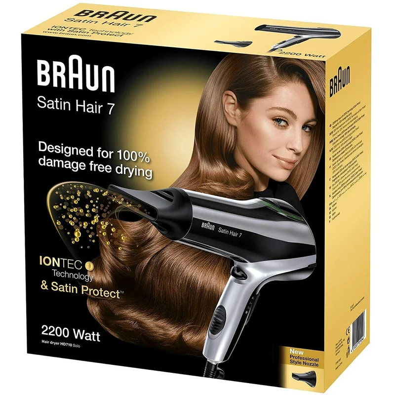 Asciugacapelli Braun Satin Hair 7 HD710 Nero 2200 W Ionico