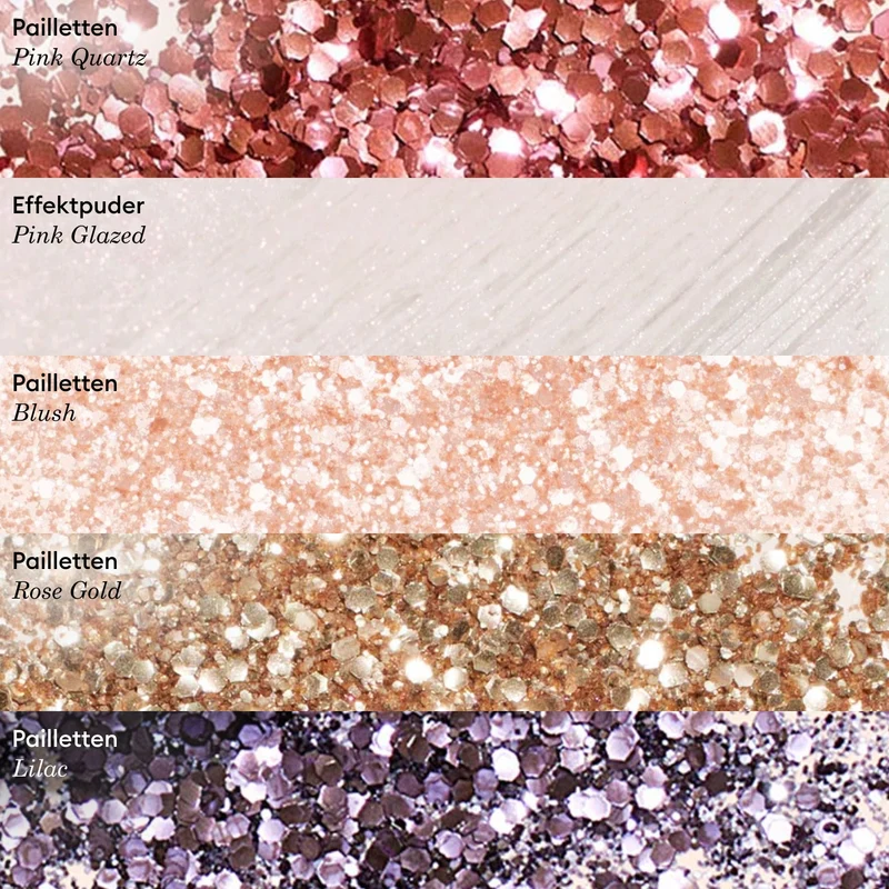 Paillettes biodégradables Pink Quartz