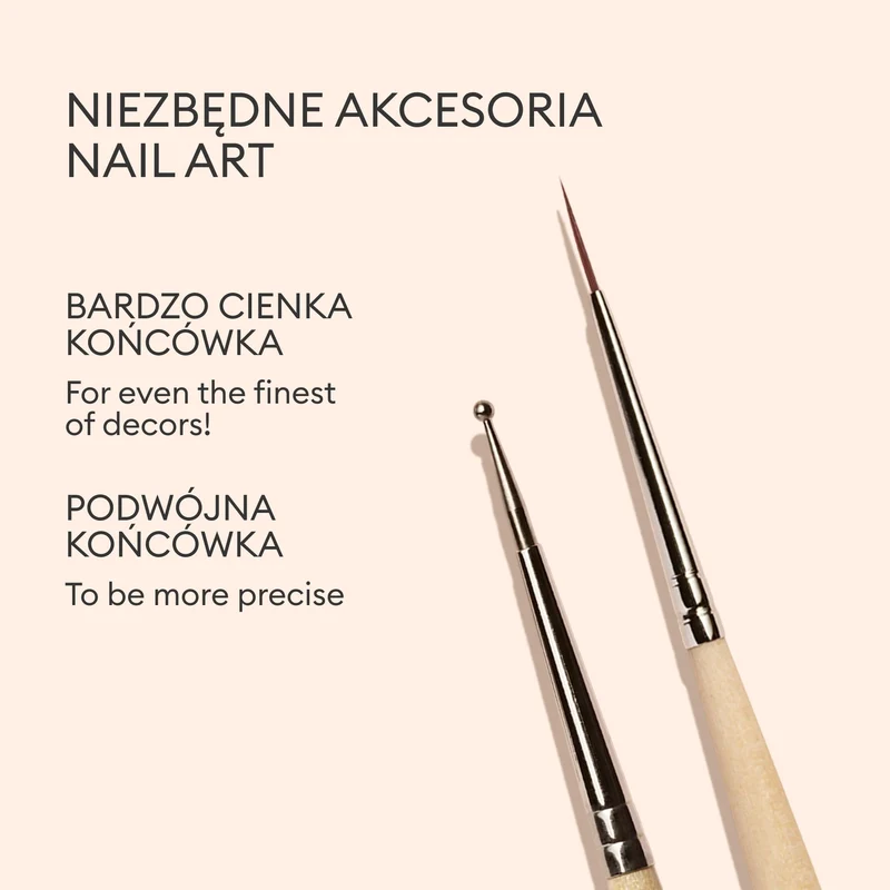 Duo Dotting Tool & Pinceau Nail Art Liner
