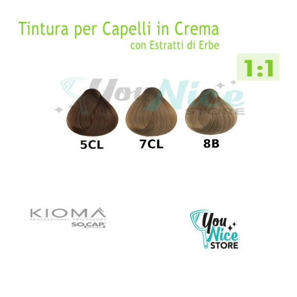 Hair Cream Color - Socap Kiomà tintura tubo 100ml