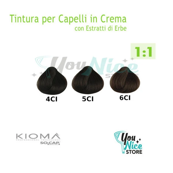 Hair Cream Color - Socap Kiomà tintura tubo 100ml