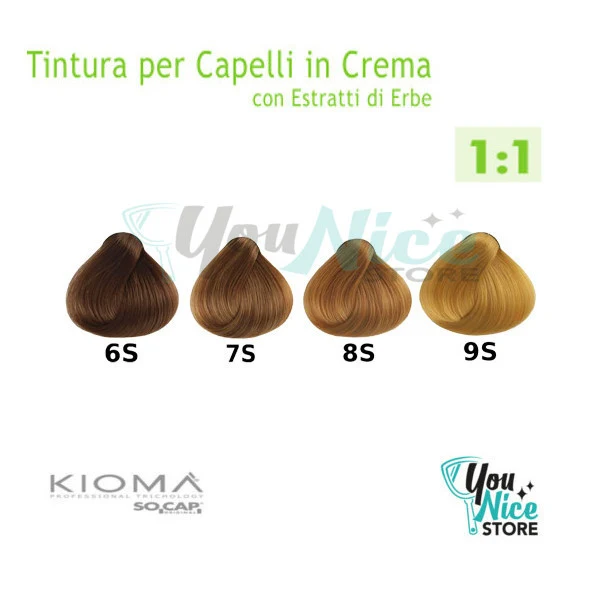 Hair Cream Color - Socap Kiomà tintura tubo 100ml