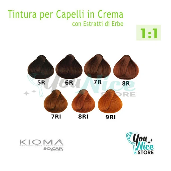 Hair Cream Color - Socap Kiomà tintura tubo 100ml