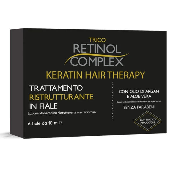 Trico Retinol Complex Keratin Hairtherapy Trattamento Ristrutturante in Fiale 6 da 10ML