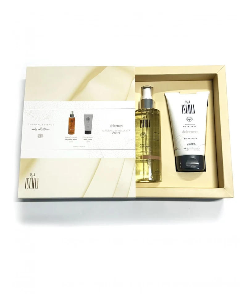 Sali di Ischia BOX REGALO Dolcenera Acqua profumata e Crema corpo