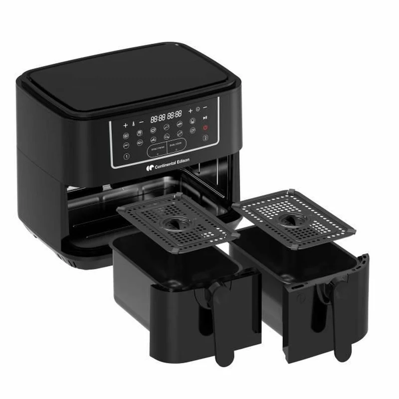 Friggitrice ad aria Continental Edison Nera 2400 W 9 L
