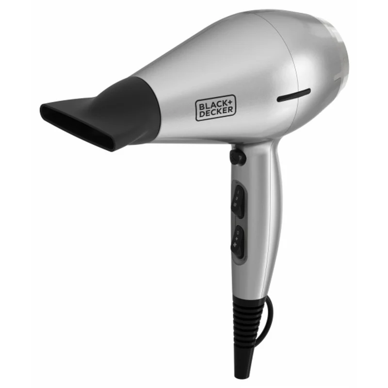 Asciugacapelli Black & Decker BXHDA2400E Grigio Argento 2400 W
