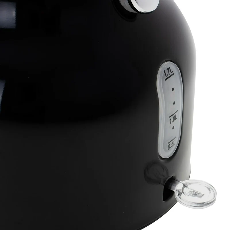 Bollitore Adler AD 1346b Nero Argento Acciaio inox 1850-2200 W 1,7 L