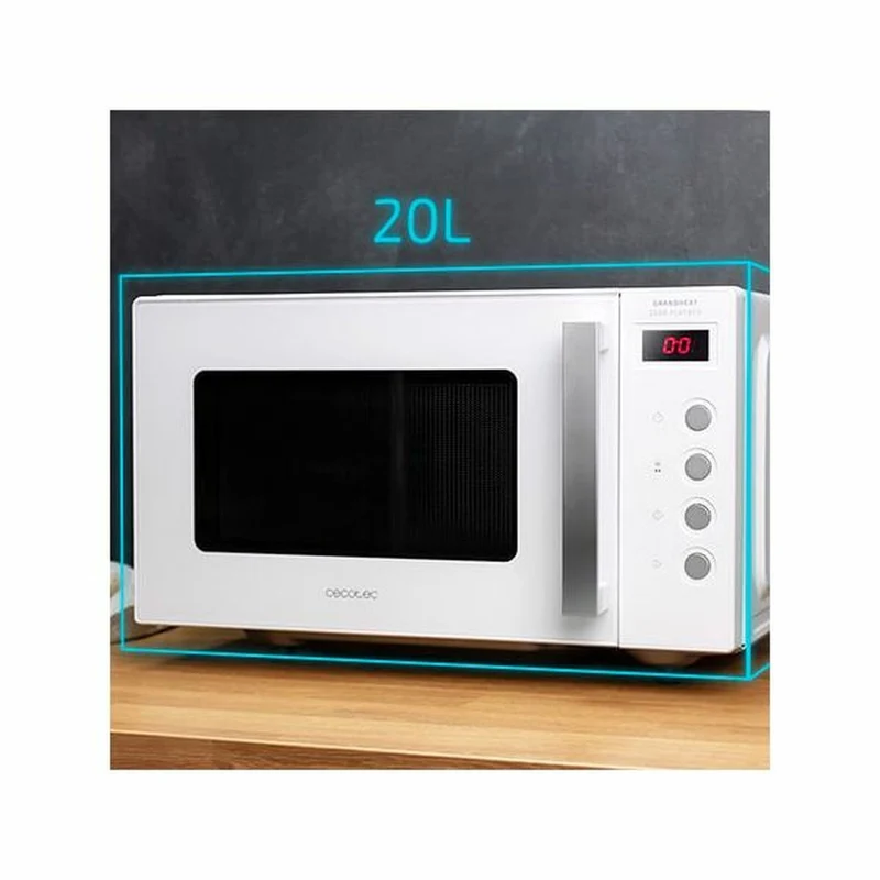 Microonde Cecotec GrandHeat 2000 Flatbed 700W Bianco 20 L