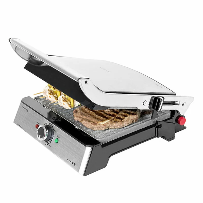 Griglia Cecotec Rock'nGrill Pro Argento 2000 W