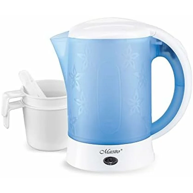 Bollitore Feel Maestro MR-010 Blu Bianco Acciaio inossidabile 600 W 0,6 L