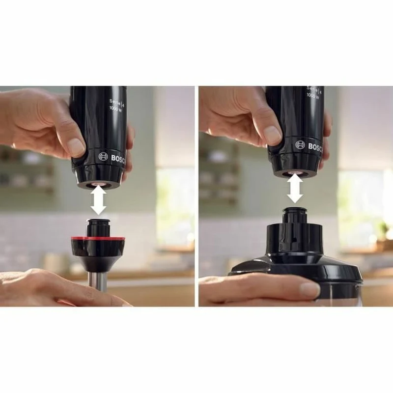 Frullatore ad immersione BOSCH MSM4B620 Nero Argento 1000 W
