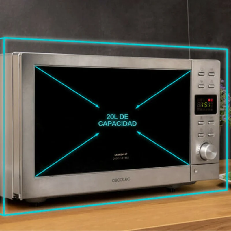 Microonde con Grill Cecotec GrandHeat 2010 Piano Acciaio 20 L