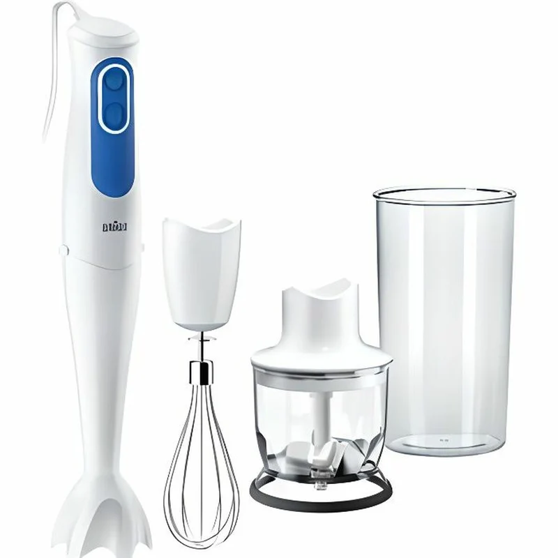 Frullatore ad immersione Braun MQ3025 700 W Bianco Bianco/Blu Blu/Bianco 700 W