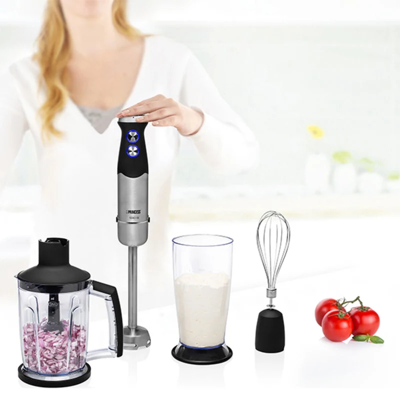 Frullatore a immersione Princess 01.221221.01.001 0,8 L 1000W Nero 1000 W