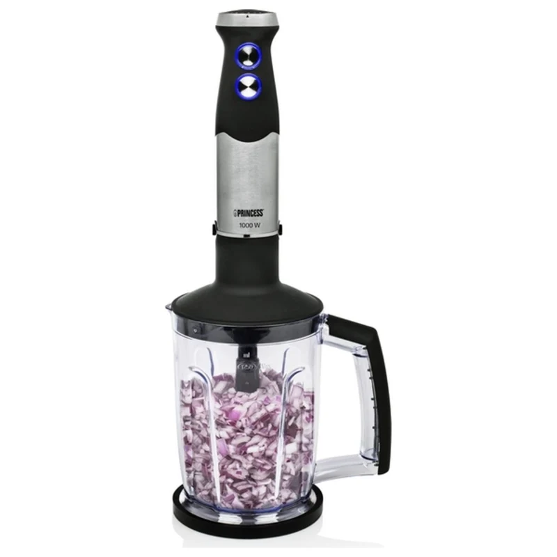 Frullatore a immersione Princess 01.221221.01.001 0,8 L 1000W Nero 1000 W