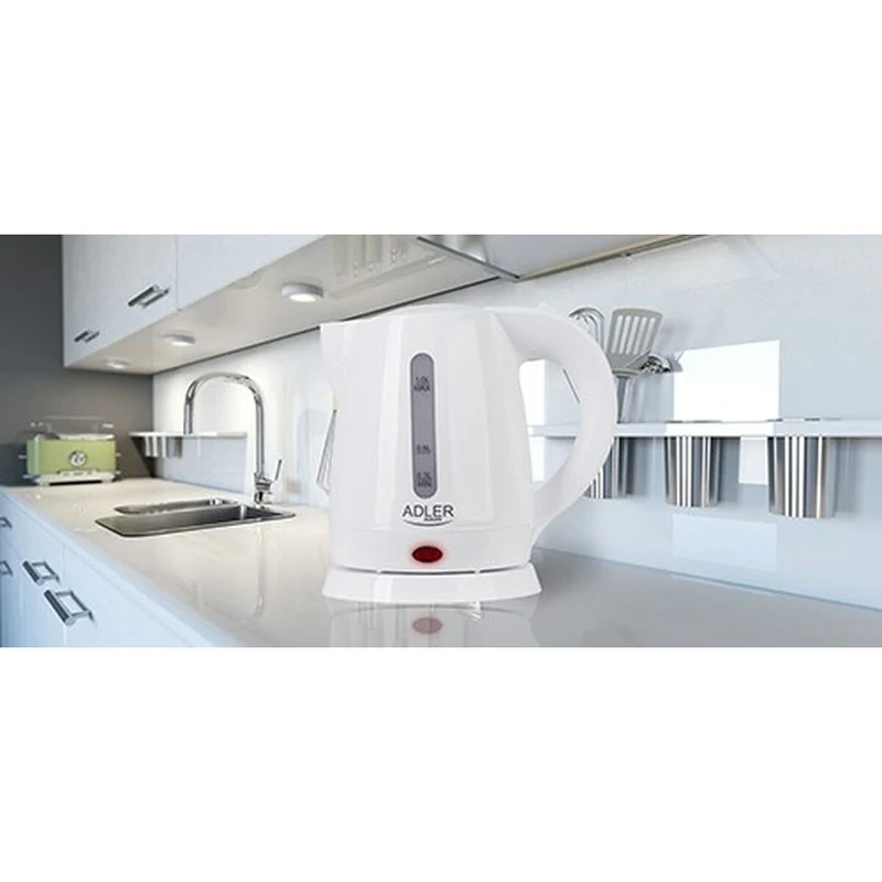 Bollitore Adler AD 1272 Bianco Nocciola Plastica 1600 W 1 L
