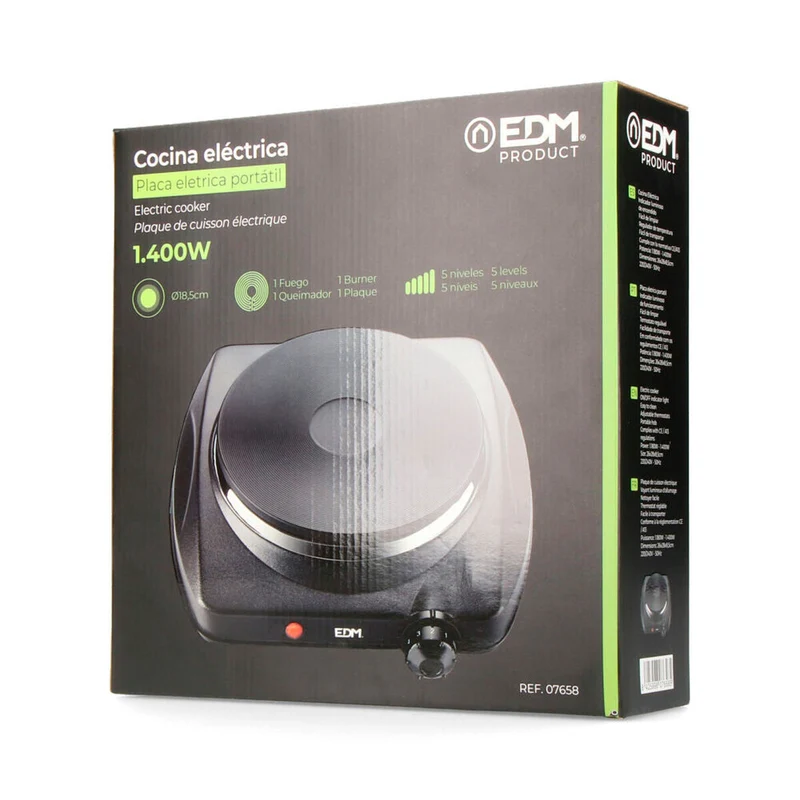 Fornello da campeggio EDM 07658 1400 W