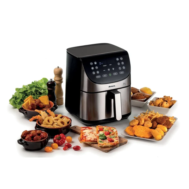 Friggitrice ad Aria Ariete 00C462800AR0 Acciaio Nero 1800 W 7 L