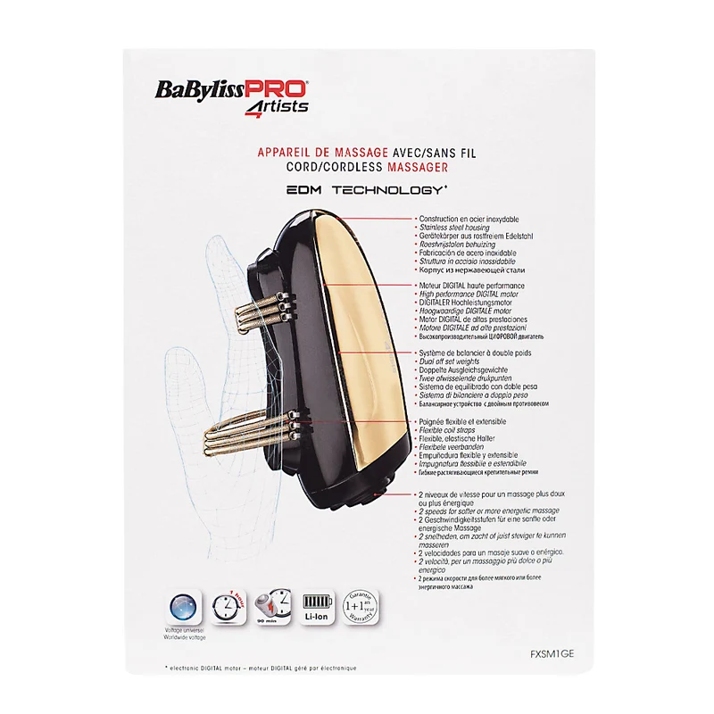 Babyliss Pro 4Artist Viber FXSM1GE Gold - massaggiatore