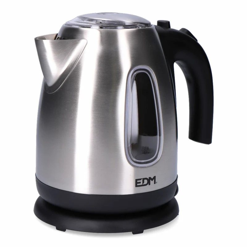 Bollitore EDM 07656 Bollitore Nero Acciaio inox 2200 W 1,7 L