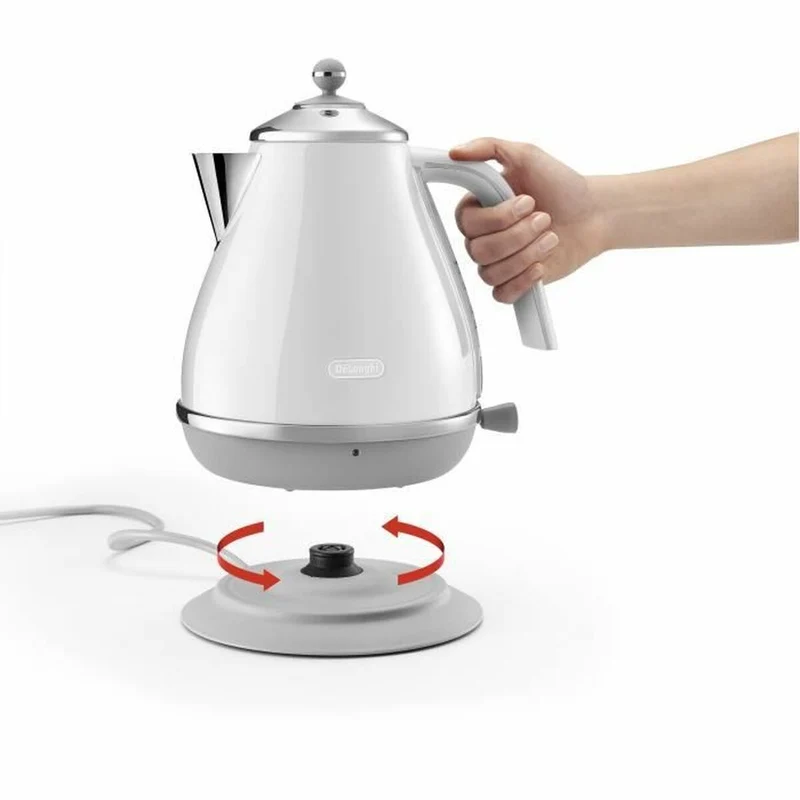 Bollitore DeLonghi Bianco Acciaio inox 1,7 L 2000 W
