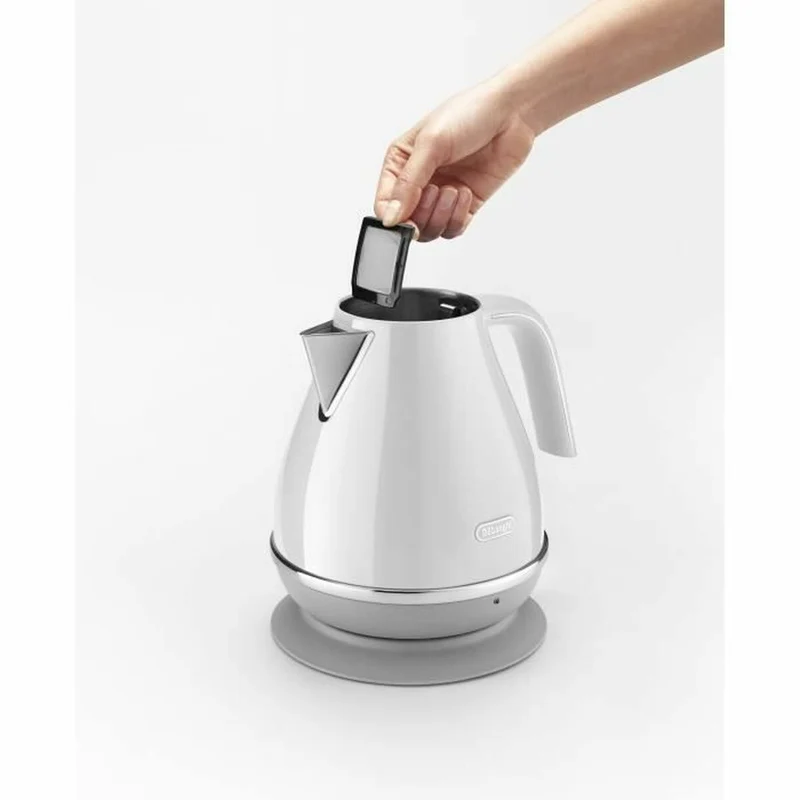 Bollitore DeLonghi Bianco Acciaio inox 1,7 L 2000 W