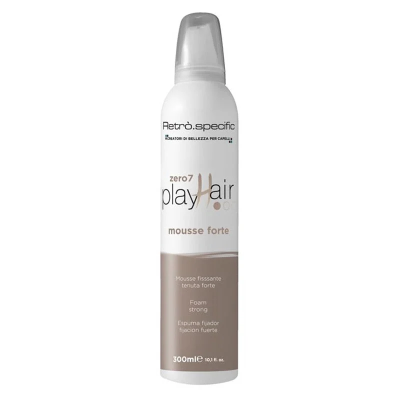 Retro.Specific ZERO7 Play Hair Mousse Fissante Tenuta Forte 300ML