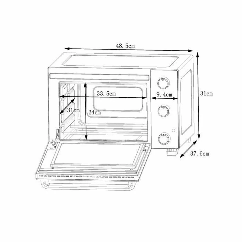 Fornello da campeggio Continental Edison CEMF28B2 1500 W