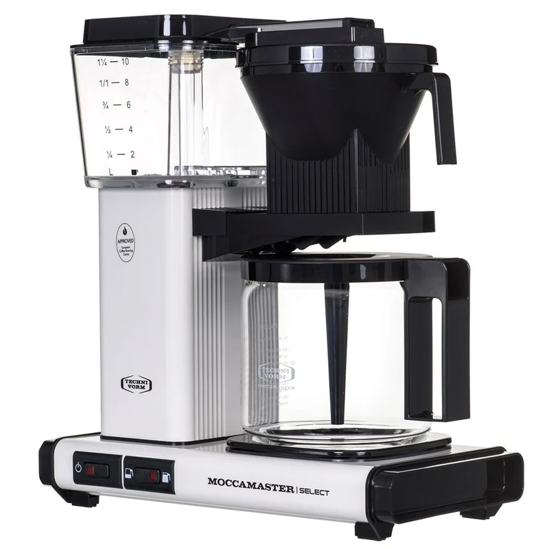 Macchina per caffè americano Moccamaster KBG SELECT Bianco Nero 1520 W 1,25 L