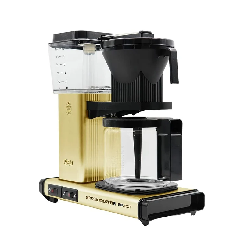 Macchina per caffè americano Moccamaster KBG 741 AO Ottone bianco 1,25 L
