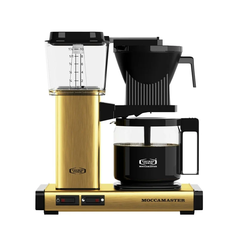 Macchina per caffè americano Moccamaster KBG 741 AO Ottone bianco 1,25 L