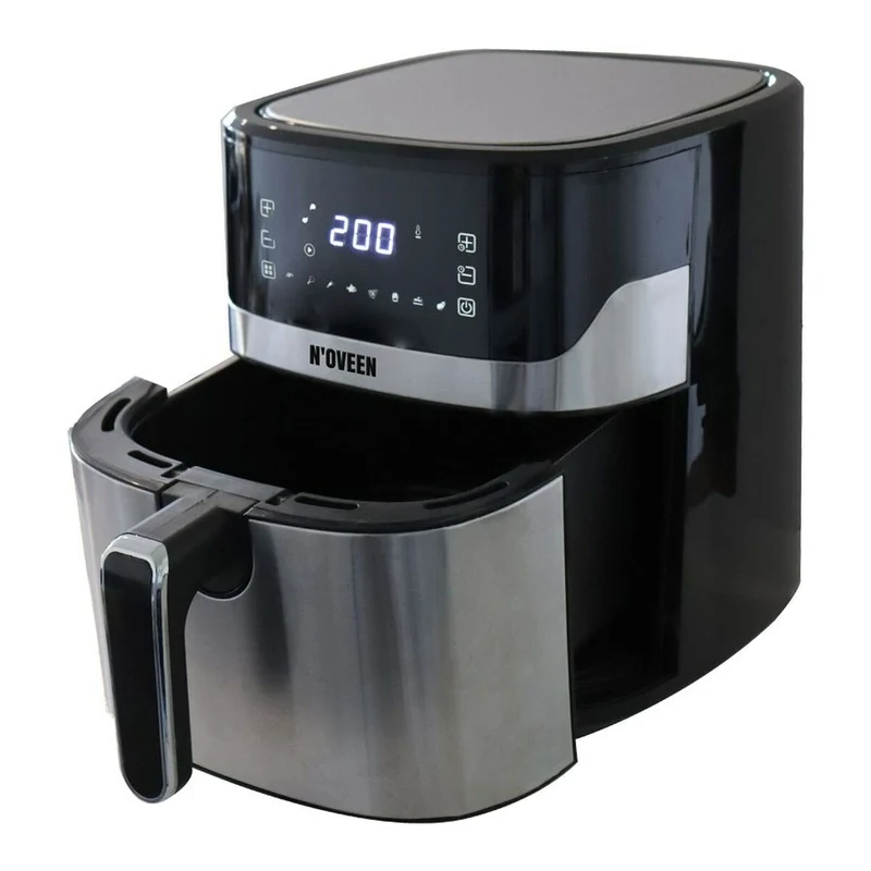 Friggitrice ad Aria N'oveen AF550 Nera 1600 W 6,5 L
