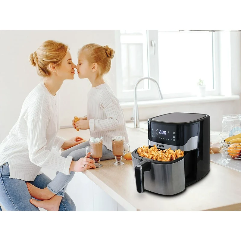Friggitrice ad Aria N'oveen AF550 Nera 1600 W 6,5 L