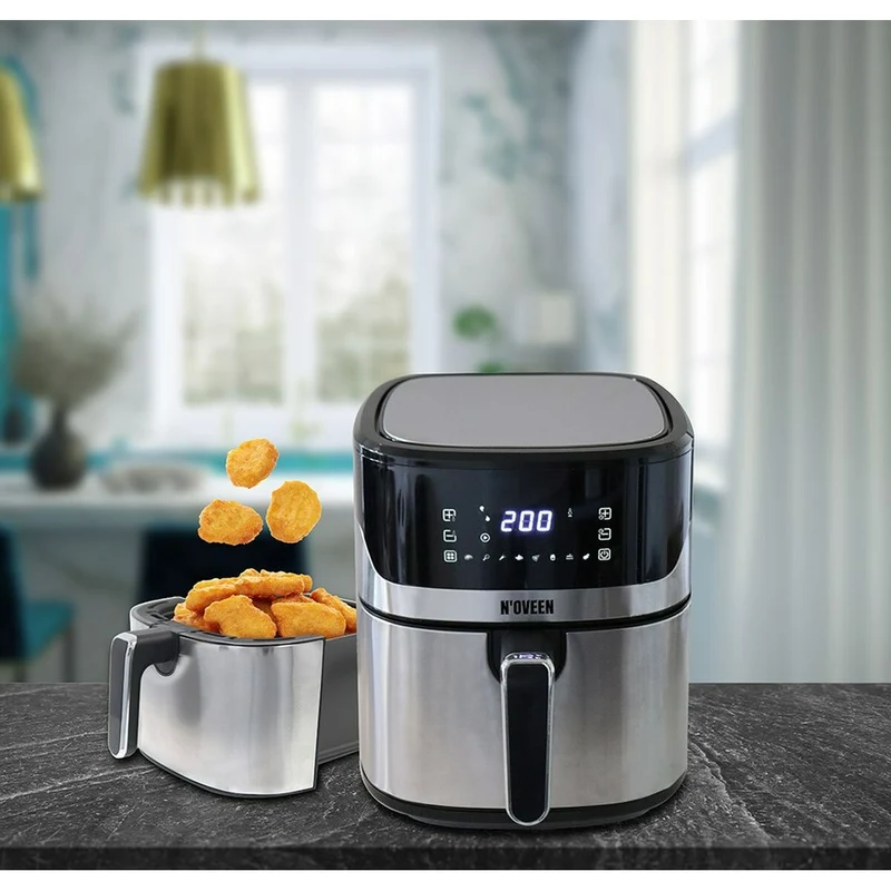Friggitrice ad Aria N'oveen AF550 Nera 1600 W 6,5 L
