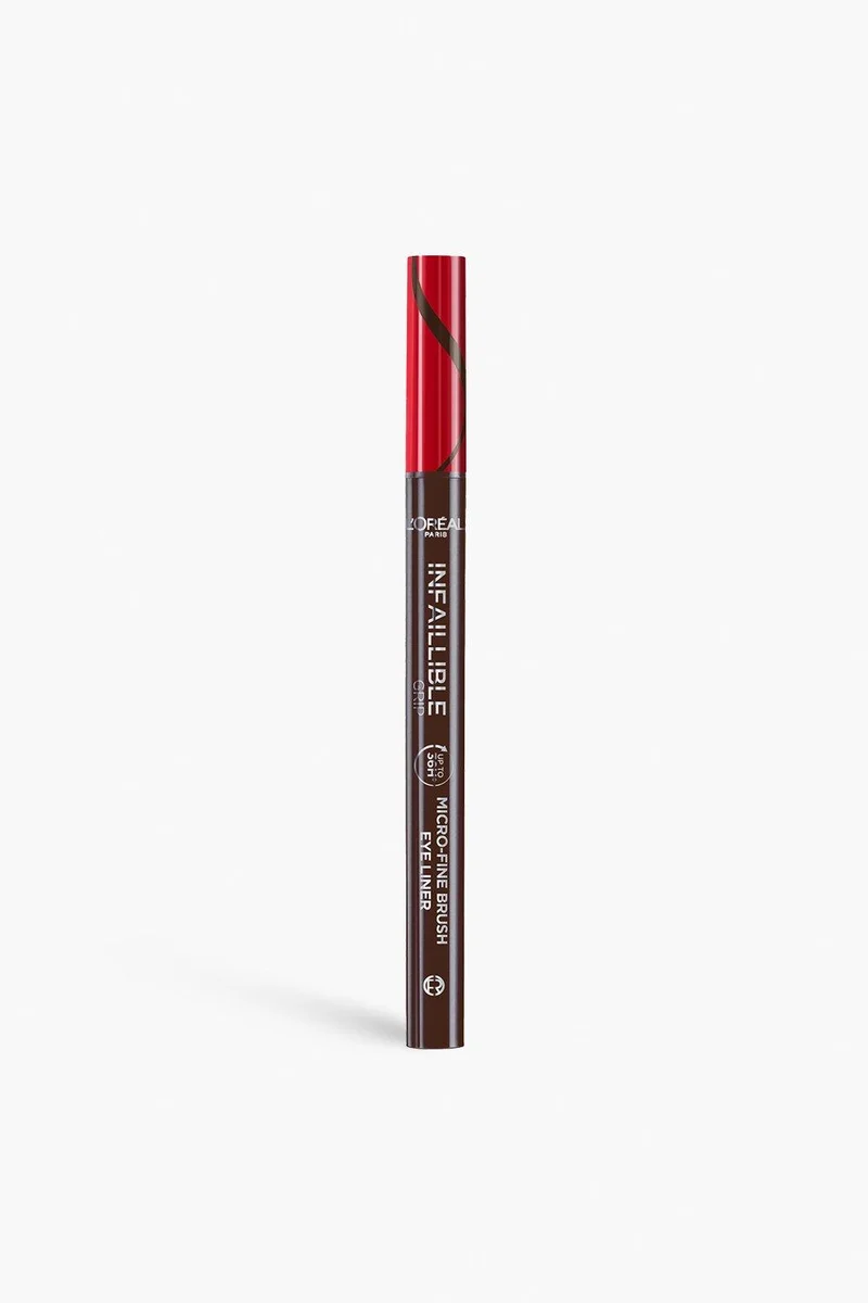 Infaillible Grip Micro-Fine Brush Eyeliner black