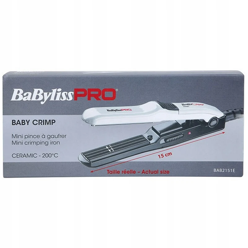 Piastra per capelli Babyliss BAB2151E Nera 20 W 1 pezzo